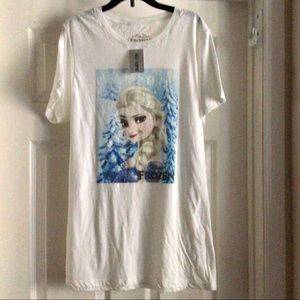HOT TOPIC DISNEY FROZEN ELSA T-SHIRT SIZE JUNIORS XXL